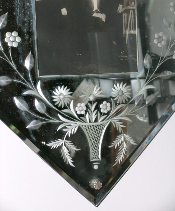 20th Century Venetian Heart Mirror Frame