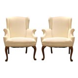 Pair of American Wing Chairs