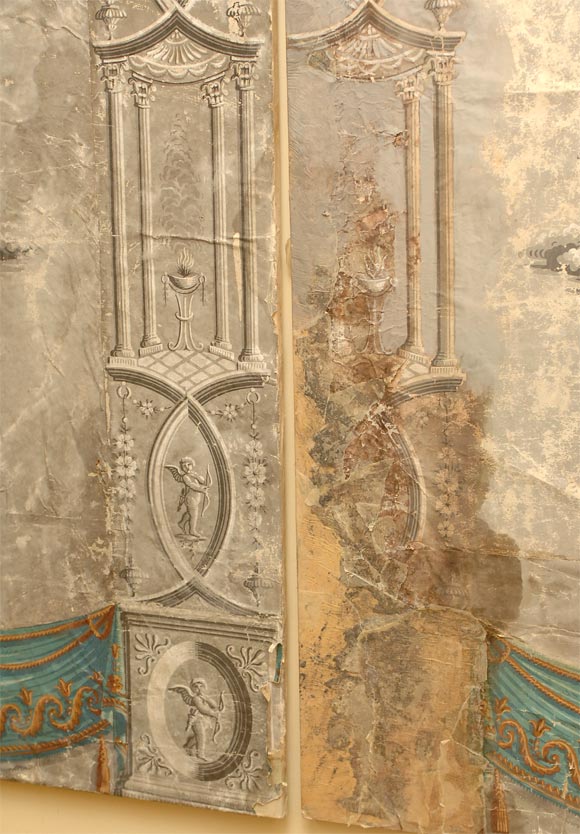 Pair of 19th Century French Wallpaper Panels 2