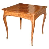 North Italian marquetry center table