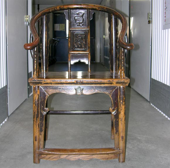 Shanghai Scholar's Horseshoe Backed Open Arm Chair