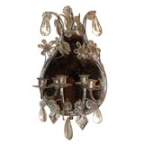 Lovely pair of mirrored Art Deco Sconces