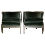 SOPHISTICATED PAIR OF ARM CHAIRS  BY JAMES MONT