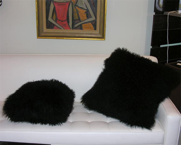 Pillow, Mongolian Fur 1