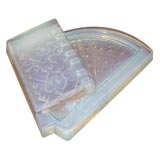 Antique 1920
s Opalescent Ashtray