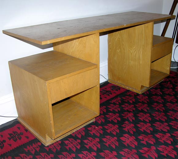 Richard Neutra oak desk