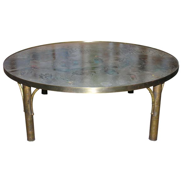 "Chan" Coffee Table by Philip and Kelvin LaVerne