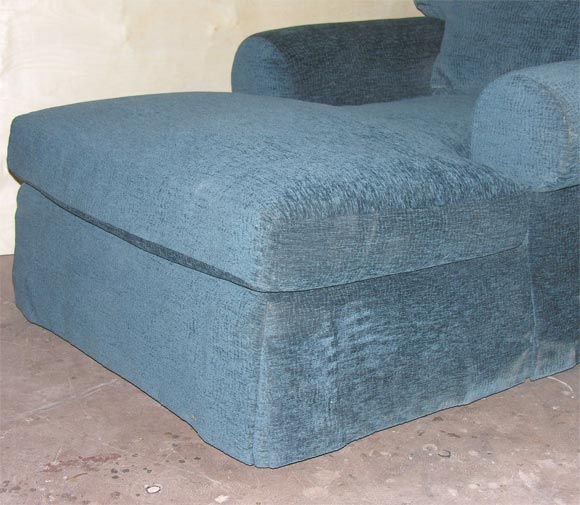 20ième siècle Chaise longue en bois, Spring & Down Ltd. en vente
