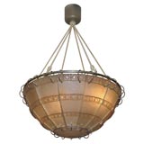 French Art Deco Chandelier by Rene Lalique