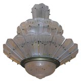 French Art Deco Chandelier by Sabino