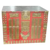 Antique Chinese Korean Style Clothing Trunk