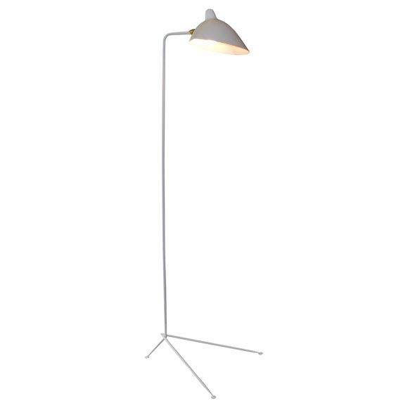 Standing Lamp One Arm By Serge Mouille At 1stdibs Standing Lamp One Arm By Serge Mouille, Serge Mouille Floor Lamp White