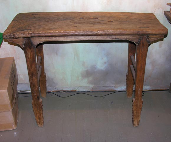 well worn Shaanxi province wine table