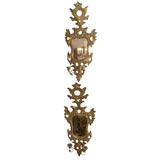 C.1800 Mirrored and Watergilt Candle Sconces