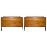 Pair of Swedish Roll Top Consoles