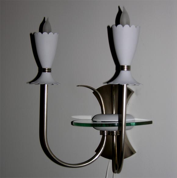 Set of Three Mini Torch Wall Sconces after Gio Ponti