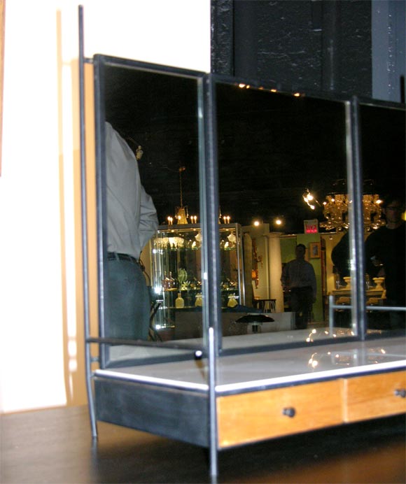 Metal American Dresser Top Vanity Mirror by Paul McCobb for Bryce Originals For Sale