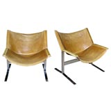 Pair of Sling Chairs designed by Clemente Meadmore