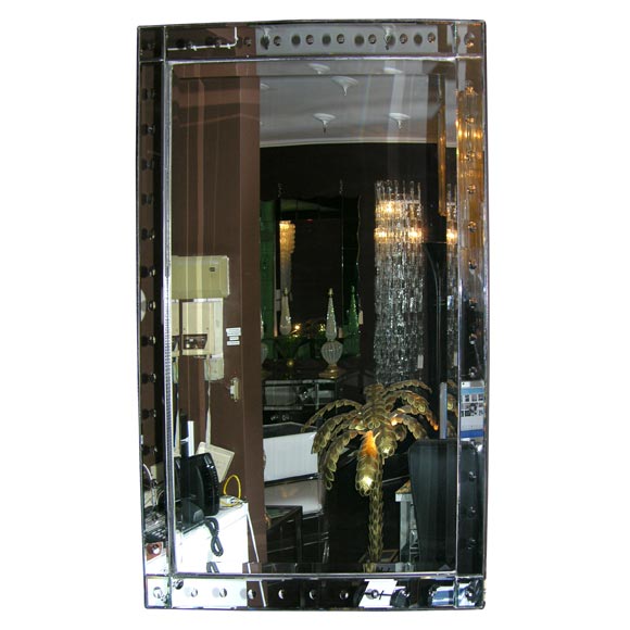 Custom Dot Mirror For Sale at 1stdibs