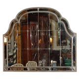 Large paneled mirror