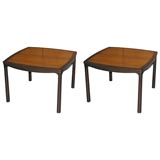 Pair of Beguiling Lamp Tables by Edward Wormley for Dunbar