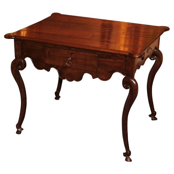 18th C. Louis XV Provincial Chestnut Writing Table