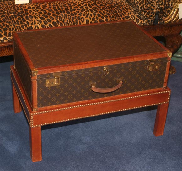 Vintage Louis Vuitton Case on Stand