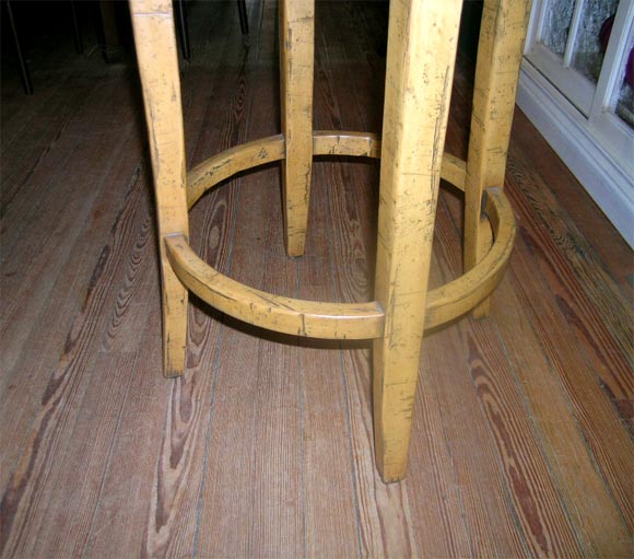 Walnut Swivel Bar Stool