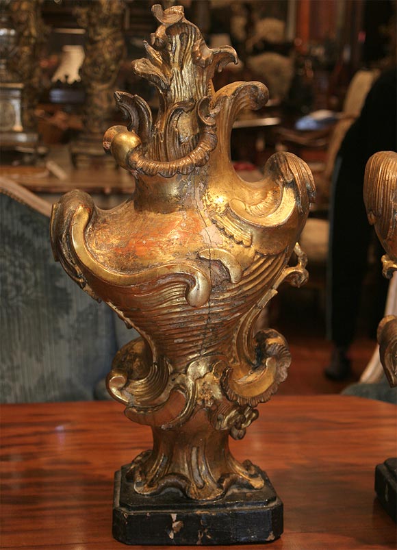 Belgian Pair of 16th Century Finials For Sale