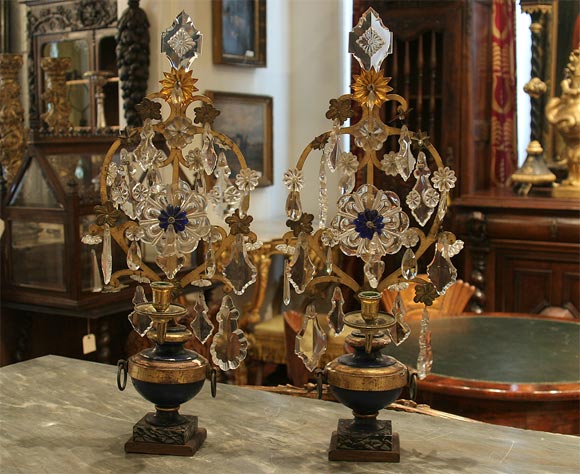 Pair of Period Louis XVI Girandoles