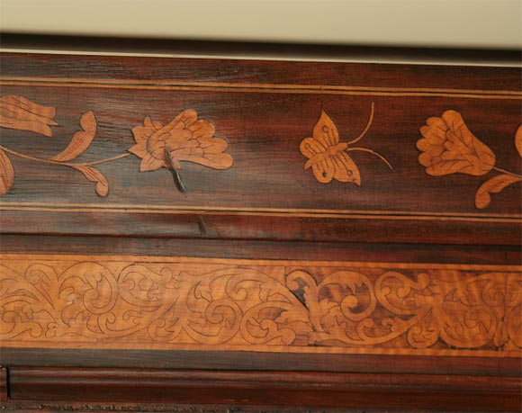 18th Century Dutch Marquetry Kast or Armoire In Good Condition For Sale In Natchez, MS