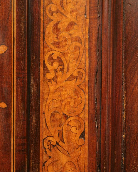 18th Century Dutch Marquetry Kast or Armoire For Sale 3
