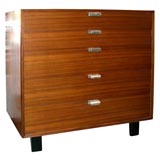 George Nelson 5 Drawer Walnut Dresser