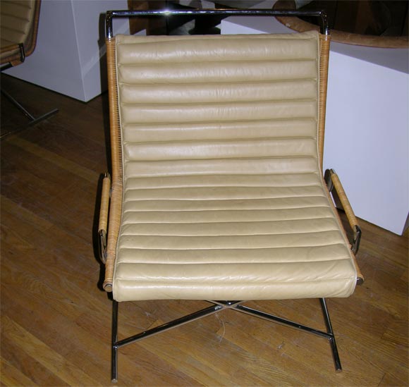 Sled chair by Ward Bennett
