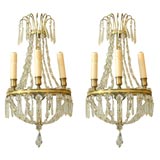 Pair of Empire Crystal Appliques