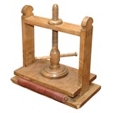 Antique Walnut Book Press