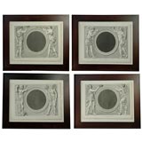 Set of four early 19th century prints of the Louvre by Baltard 11