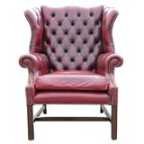 CHIPPENDALE  WING CHAIR