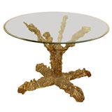 Italian Carved Giltwood Fruit/Vine Motif Table
