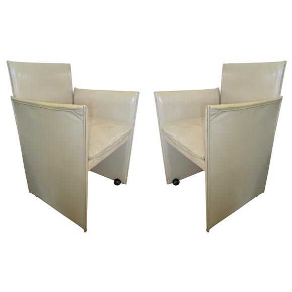 Pair of "Break" Armchairs by Mario Bellini