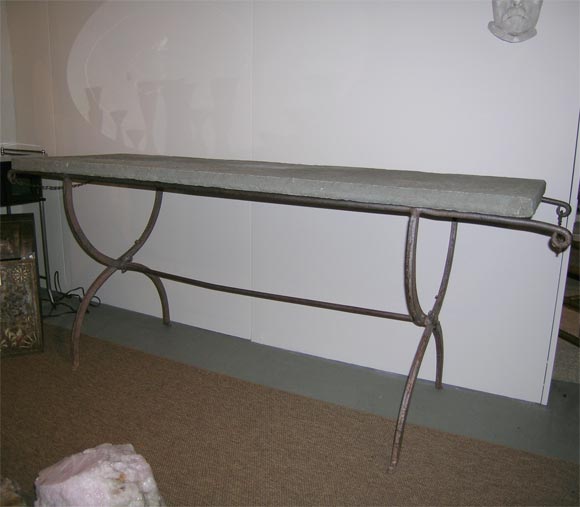 French Wrought Iron Table
