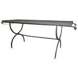 Vintage French Wrought Iron Table