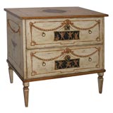 A " Pompeian " Neo-Classical  painted Italian chest