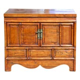 Antique Pearwood Quilt Cabinet