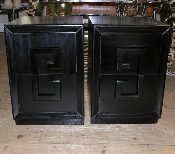 Pair of James Mont End Tables