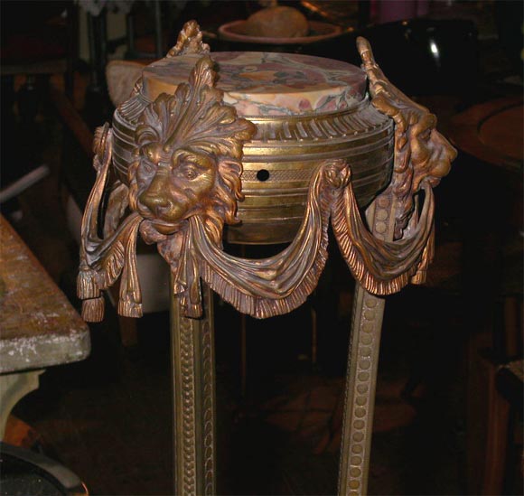 Pair of Bronze Tripod Pedestals
