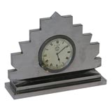 Jaeger steel clock