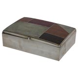 silverplate cigar box