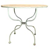 19thc. Iron Garden Table Antique 19thc. Iron Garden Table