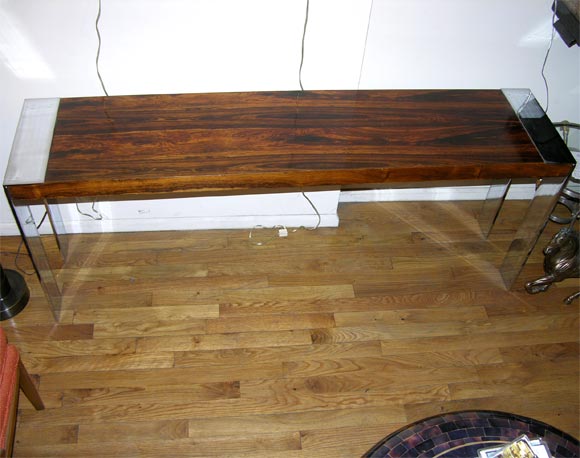 Rosewood console table